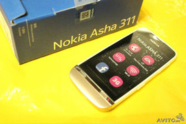 НОВЫЙ Nokia Asha 311 White Charme телефон 4