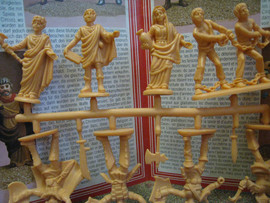 Солдатики 1/32 Atlantic Римские гладиаторы и Христьяне Полный на 7