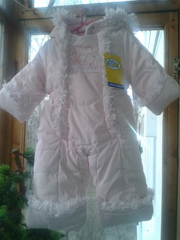 ДЕТСКИЙ Комбинезон осень-зима 62-68 см (2-8 мес)