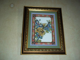 Вышитые картины, ручная работа 4