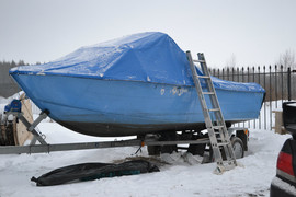 тент транспортировочный на катер, яхту. 7