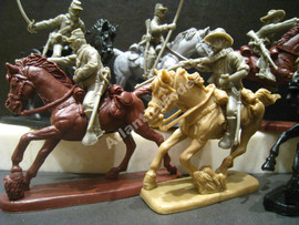 Солдатики 1/32 tssd Конфедерация Кавалерия 8 фигур