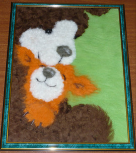 Картины из шерсти (живопись шерстью) 8