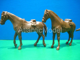 Солдатики 1/32 CTS Лошади ковбоев Коричневый цвет 3