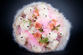 Букеты из мягких игрушек 4