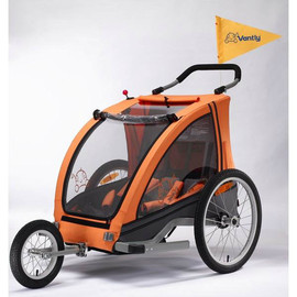 Детская коляска-прицеп к велосипеду Blue Bird Dual 9