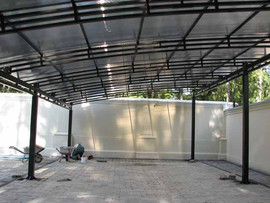 Настил, замена, гидроизоляция крыши гаража, ракушки, пенала. 3