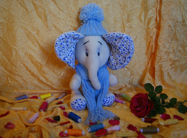 Мягкая игрушка слоник 2