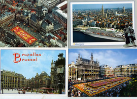 Чистые худож. открытки с видами городов Европы (россыпь) 9