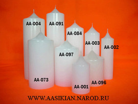 Свечи декоративные от производителя оптом в Краснодаре.