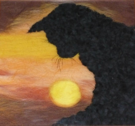 Картины из шерсти (живопись шерстью)