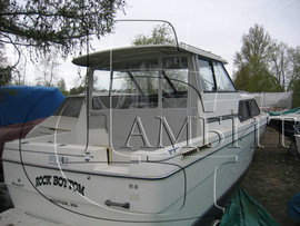 Реставрация и ремонт ходовых тентов, кресел, подушек на катера. 3