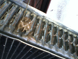 Ремонт медных радиторов и печек отопителя салона. 2