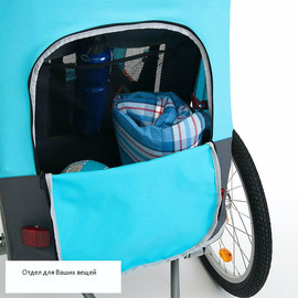 Детская коляска-прицеп к велосипеду Blue Bird Dual 7