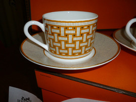 HERMES MOSAIQUE элитный костяной фарфор 2