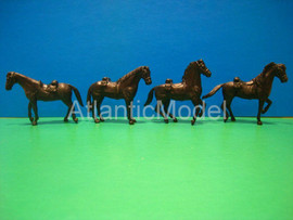 Солдатики 1/32 CTS Лошади кавалеристов Черный цвет 2