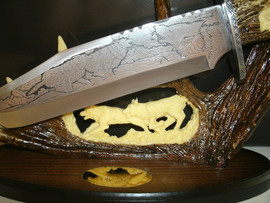 Сувенирный нож охотничий 6