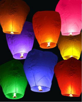 Набор небесных фонариков "Бриллиантовая десятка"