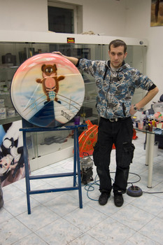 Художественная роспись аэрографом клим. техники