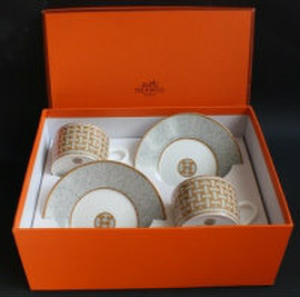 HERMES MOSAIQUE элитный костяной фарфор 6