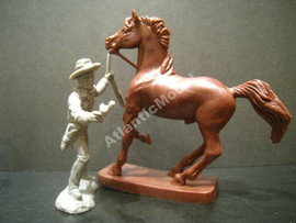 Солдатики 1/32 tssd Ковбои Не оседланная Лошадь №4 6