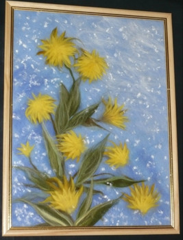 Картины из шерсти (живопись шерстью) 10