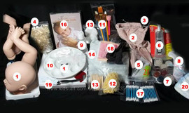 Набор для создания КУКЛЫ реборн материалы для реборна, мастер кл