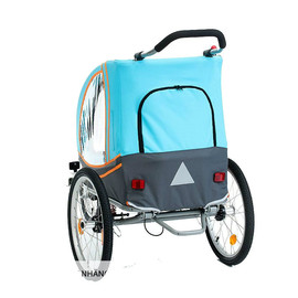 Детская коляска-прицеп к велосипеду Blue Bird Dual 3