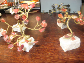 деревья из натуральных полудрагоценных камней 2