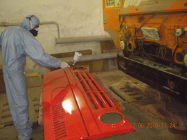 ПЕСКОСТРУЙНЫЕ РАБОТЫ. Пескоструйно-грунтовочно -малярная база "Т 9