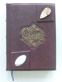 Ежедневники из натуральной кожи (книжный переплет) с декорацией. 10