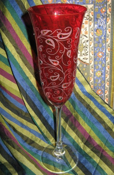 Винтажные бокалы в стразах 3