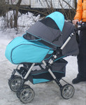 Супер вместительная , удобная ,лёгкая коляска капелка!!!