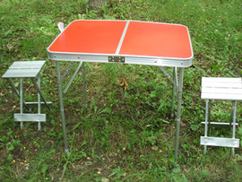 набор для пикника стол + два стульчика