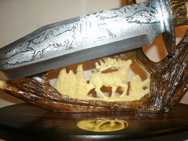 Сувенирный нож охотничий 7