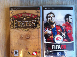 PSP fat + камера + чехол + 2 игры 5