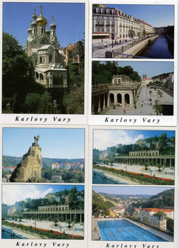 Чистые художественные открытки с видами городов бывших соцстран 5