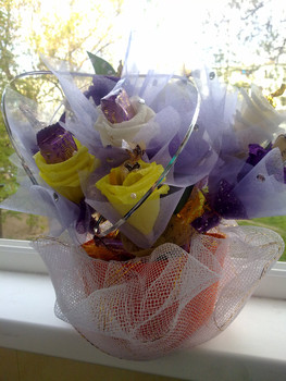 букеты из конфет 6