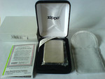 Zippo 1941 Replica Sterling Silver Hand Satin, #24, new
