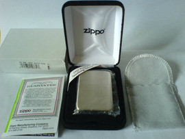 Zippo 1941 Replica Sterling Silver Hand Satin, #24, new