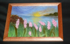 Картины из шерсти (живопись шерстью) 5