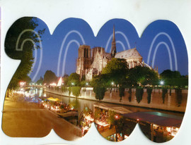 Чистые худож. открытки нестандарт. размера и оформления (страны 4