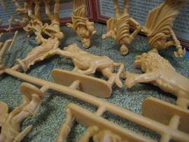 Солдатики 1/32 Atlantic Римские гладиаторы и Христьяне Полный на 10