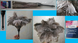 метелка перьевая Настоящее страусиное перо