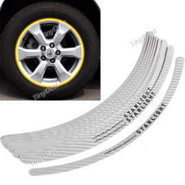 Наклейка карбон на колесо