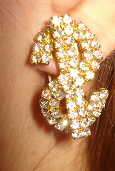 Серьги клипсы,бижутерия