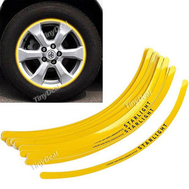 Наклейка полоска на колесо