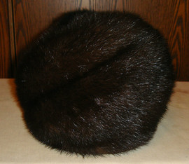 Женская норковая шапка