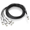 HP 4m External Mini-SAS to 4x1 Mini-SAS Cable