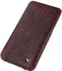 Чехол для Samsung i9100 Galaxy S 2 Zenus Masstige Anaconda Folder Series Wine кожаный